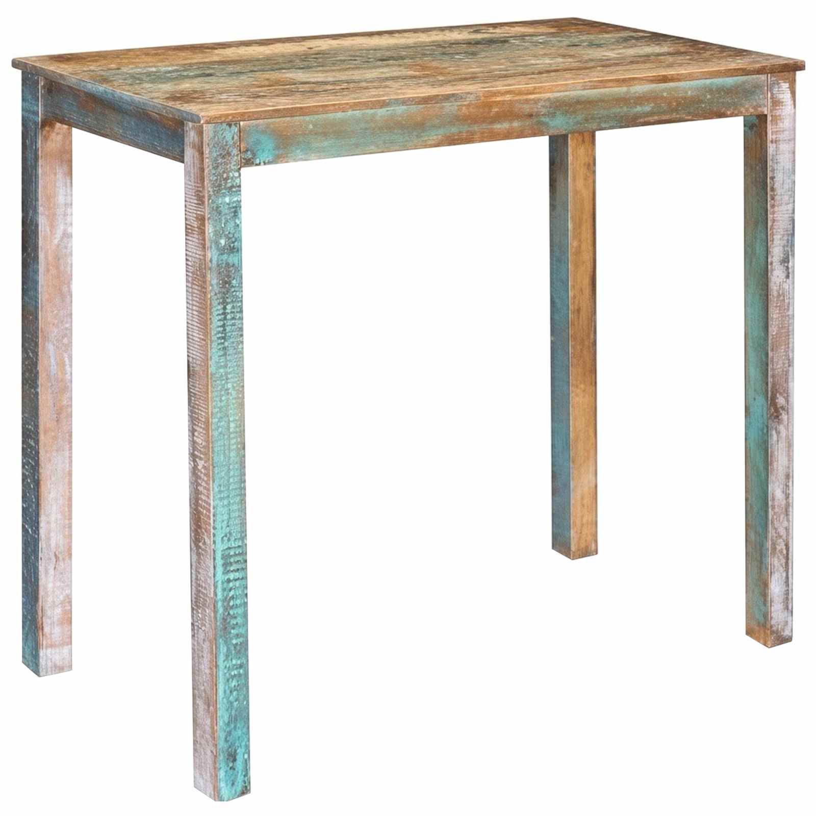 Bárasztal 110 x 55 x 100 cm szilárd újrahasznosított fa