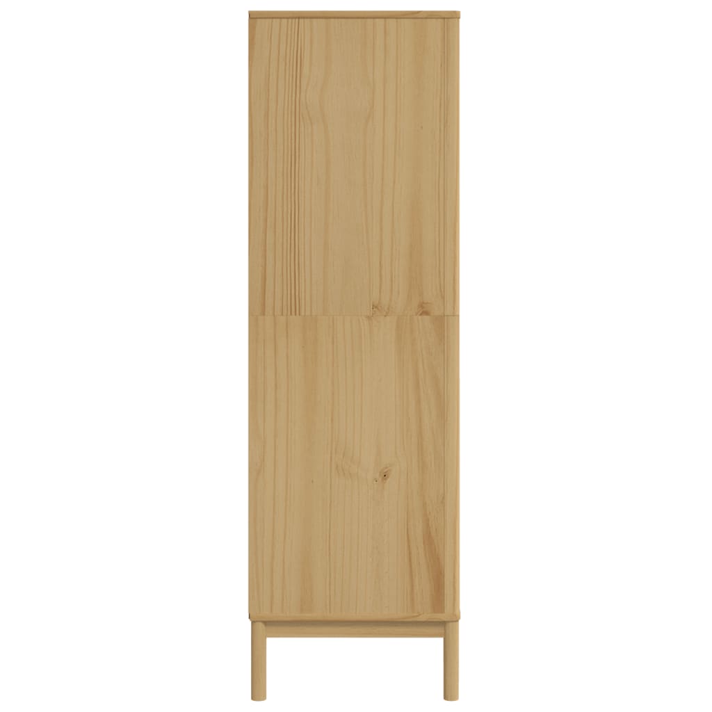 Floro viaszbarna tömör fenyőfa szekrény 77 x 53 x 171 cm