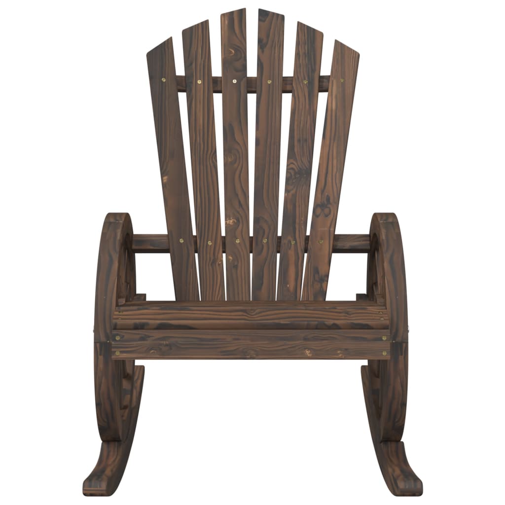 Tömör fenyőfa adirondack hintaszék