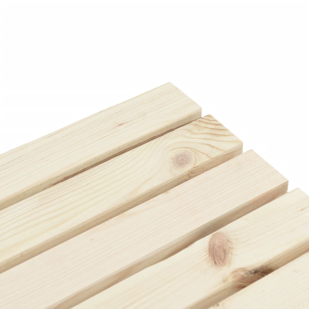 Tömör fenyőfa kerti dohányzóasztal 90 x 50 x 40 cm