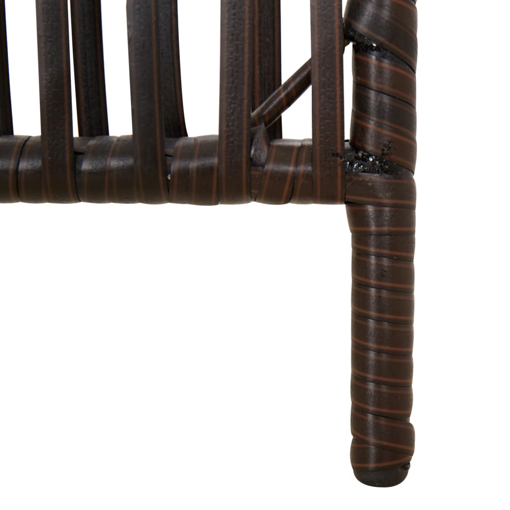 Szürke 4-paneles polyrattan térelválasztó Szürke 4-paneles polyrattan térelválasztó