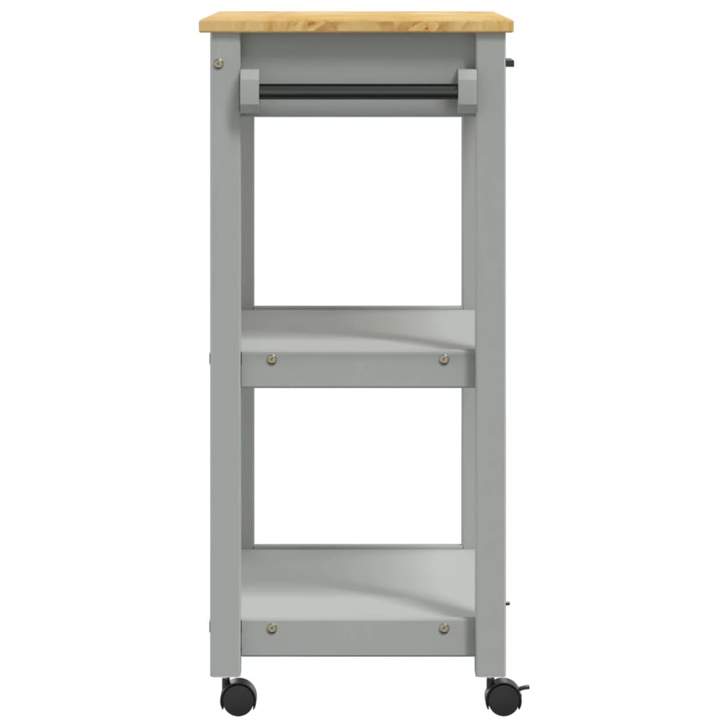 Monza tömör fenyőfa konyhai kocsi 60 x 40 x 90 cm