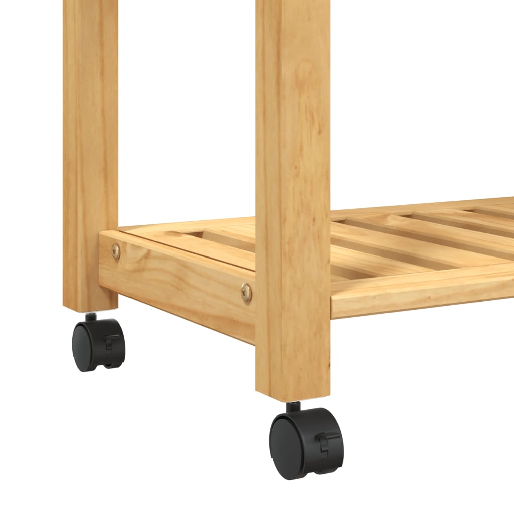 Monza tömör fenyőfa konyhai kocsi 84 x 40 x 90 cm Monza tömör fenyőfa konyhai kocsi 84 x 40 x 90 cm