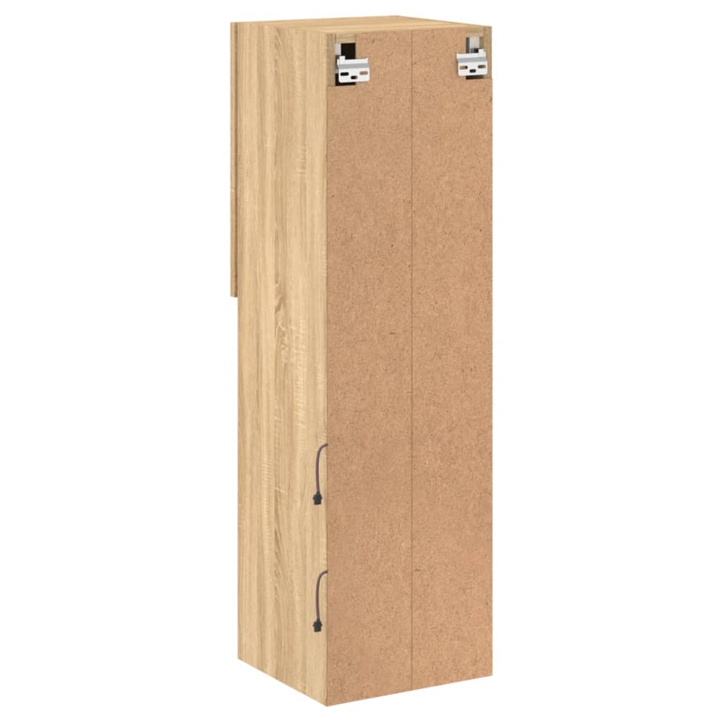 2 db sonoma tölgy színű tv-szekrény led-ekkel 30,5x30x102 cm 2 db sonoma tölgy színű tv-szekrény led-ekkel 30,5x30x102 cm