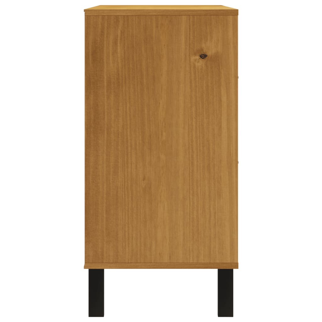 Flam tömör fenyőfa fiókos szekrény 110 x 40 x 80 cm Flam tömör fenyőfa fiókos szekrény 110 x 40 x 80 cm