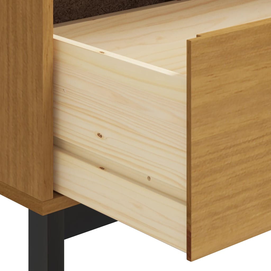 Flam tömör fenyőfa fiókos szekrény 110 x 40 x 80 cm Flam tömör fenyőfa fiókos szekrény 110 x 40 x 80 cm