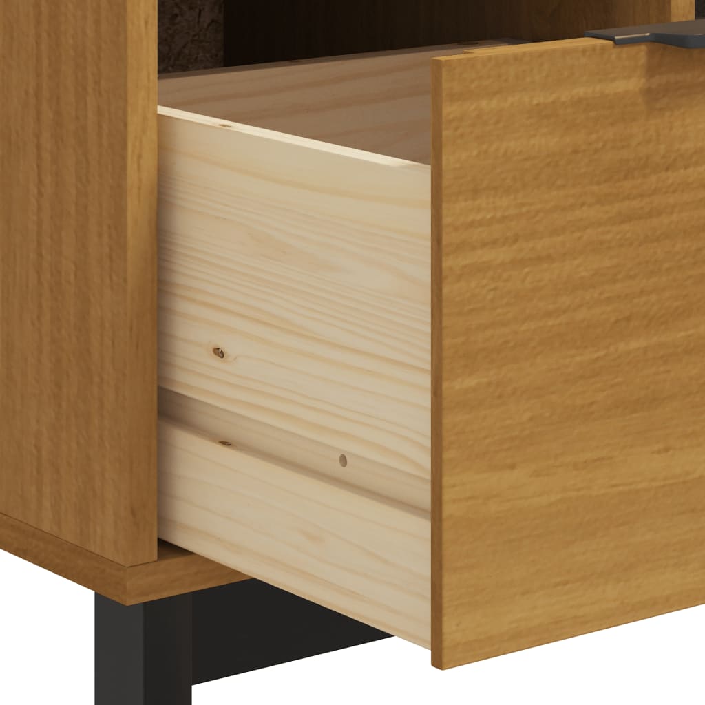 Flam tömör fenyőfa fiókos szekrény 110 x 40 x 80 cm Flam tömör fenyőfa fiókos szekrény 110 x 40 x 80 cm