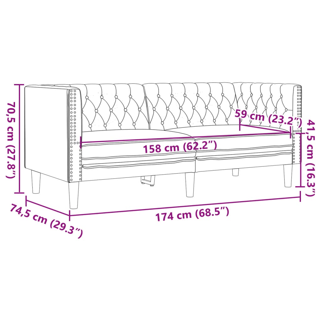 3 részes fekete műbőr chesterfield kanapégarnitúra 3 részes fekete műbőr chesterfield kanapégarnitúra