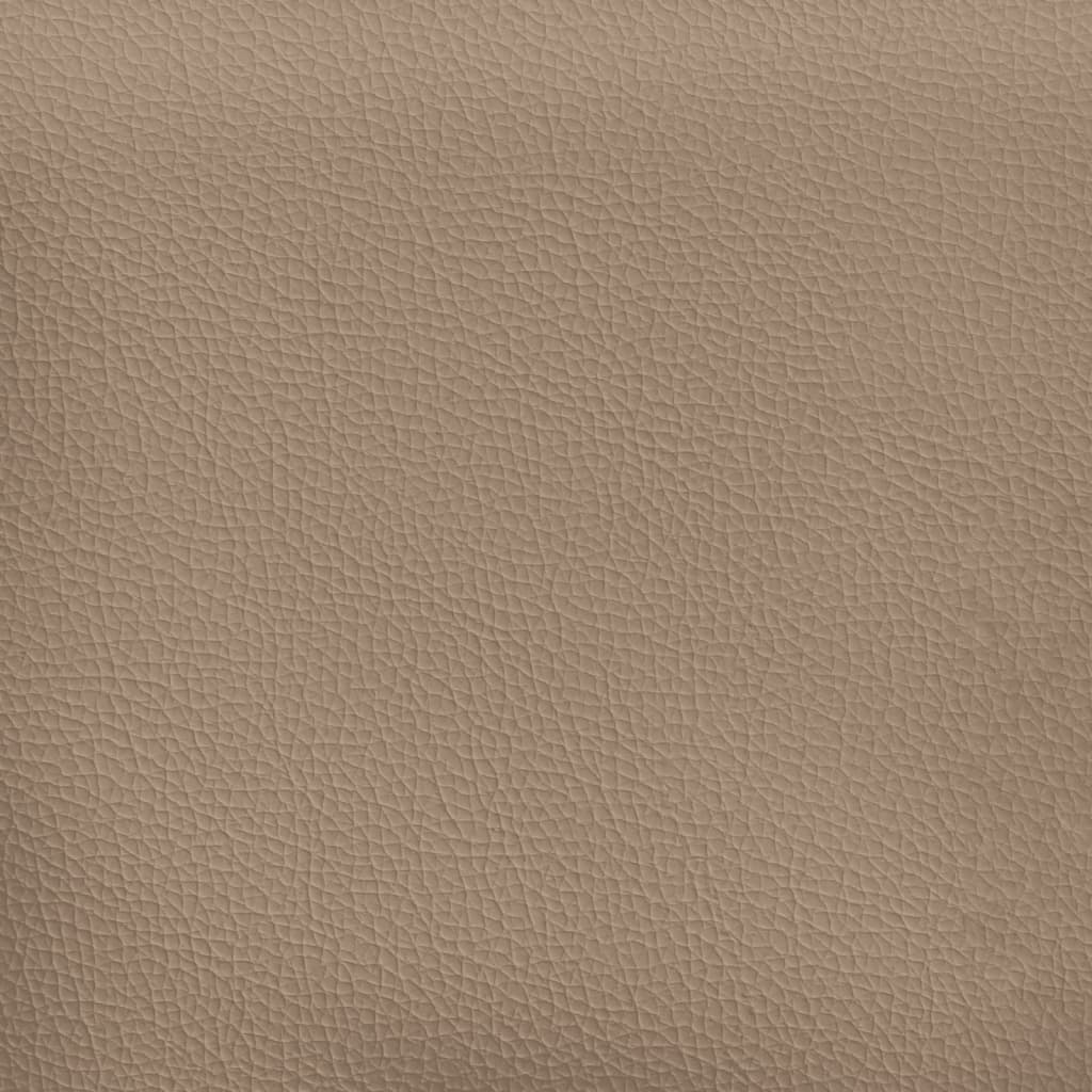 3 részes kávészínű műbőr chesterfield kanapégarnitúra