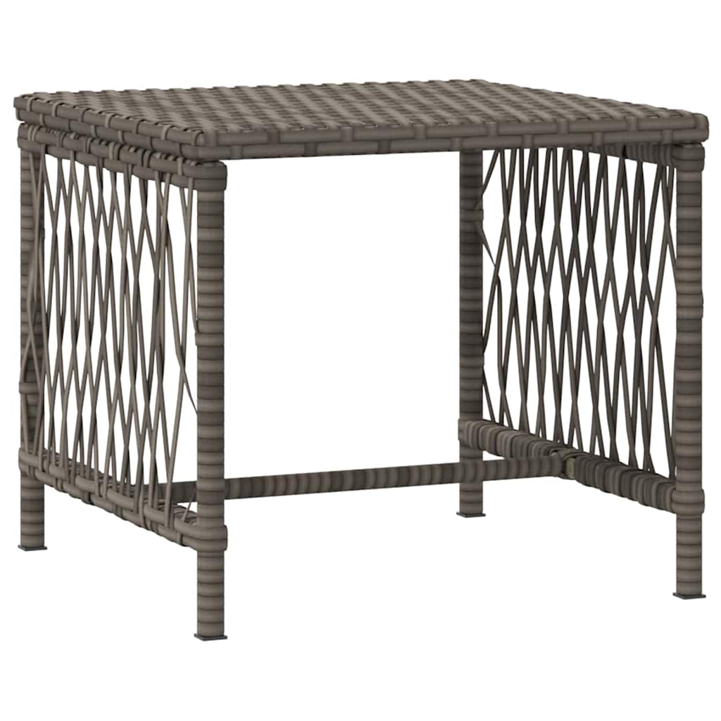 Napozó 3 pcs szürke és sötétkék 200 x 55 x 92 cm polirattan