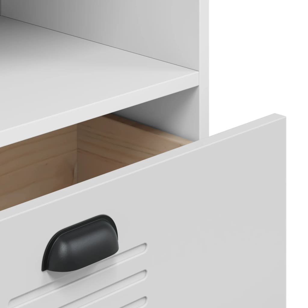 Viken fehér tömör fenyőfa könyvespolc 60 x 35 x 123 cm