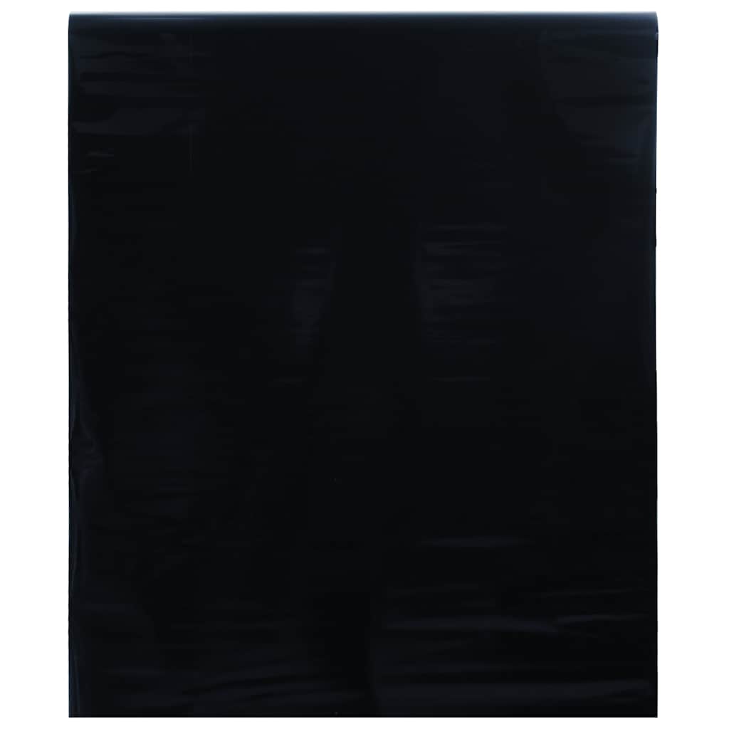 Matt fekete pvc statikus ablakfólia 90 x 500 cm