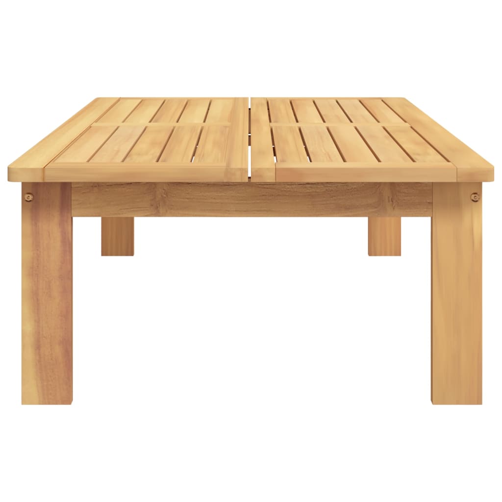 Tömör akácfa kerti asztal 100 x 60 x 30 cm Tömör akácfa kerti asztal 100 x 60 x 30 cm
