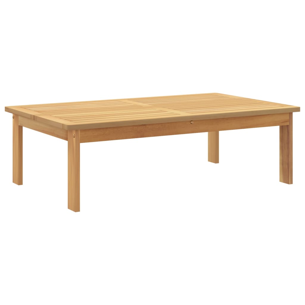 Tömör akácfa kerti asztal 100 x 60 x 30 cm Tömör akácfa kerti asztal 100 x 60 x 30 cm