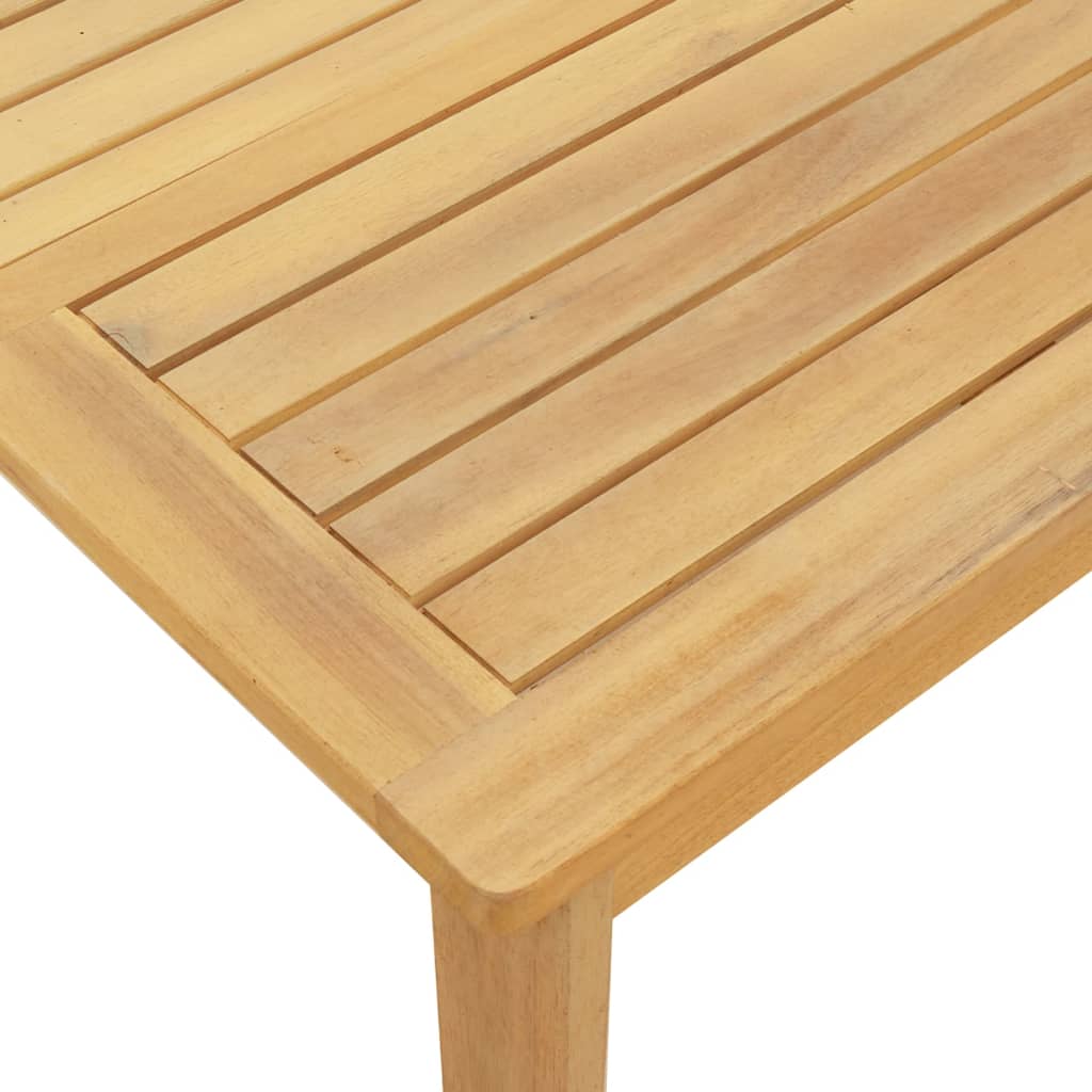 Tömör akácfa kerti asztal 100 x 60 x 30 cm Tömör akácfa kerti asztal 100 x 60 x 30 cm