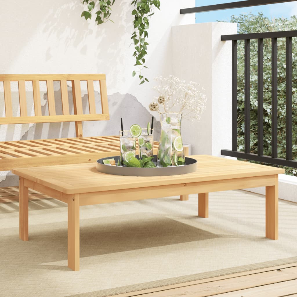 Tömör akácfa kerti asztal 100 x 60 x 30 cm Tömör akácfa kerti asztal 100 x 60 x 30 cm