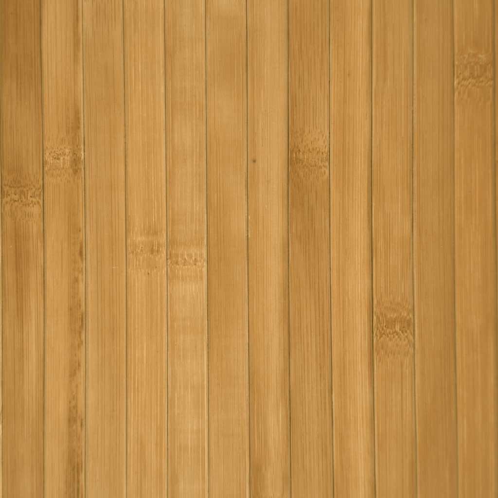 Négyszögletű természetes bambusz szőnyeg 70 x 200 cm