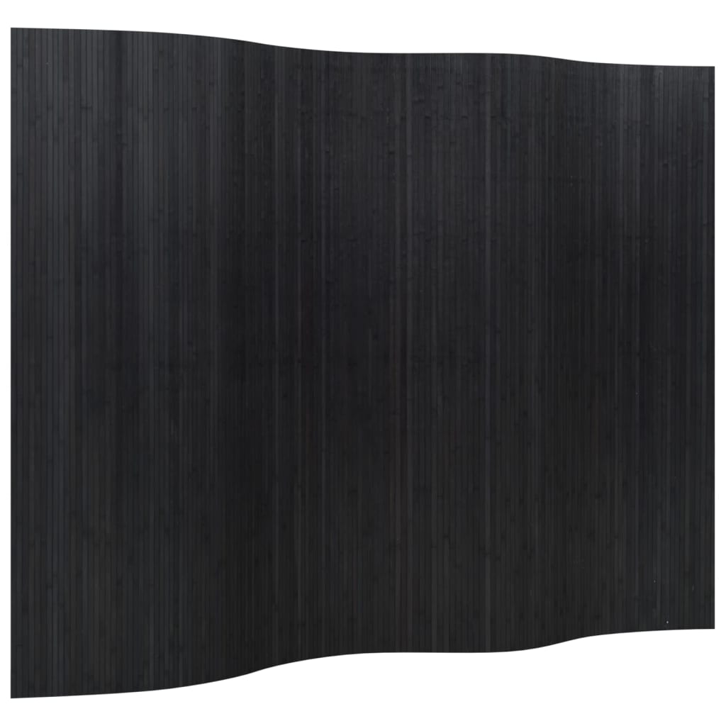 Fekete bambusz térelválasztó 165 x 250 cm