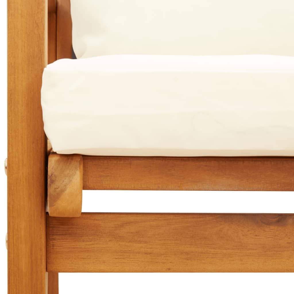 Tömör akácfa kerti garnitúra párnával