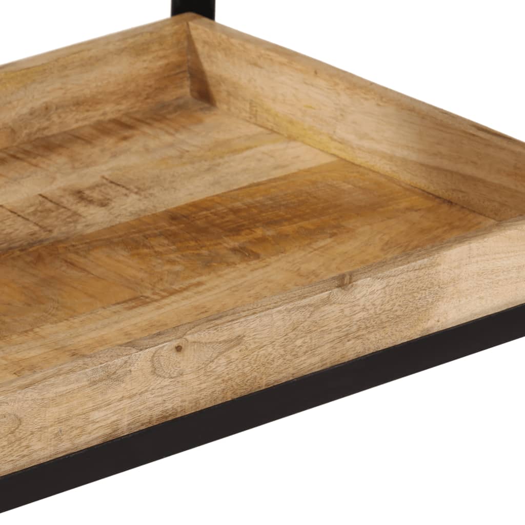 Tömör nyers mangófa konyha kocsi 60 x 40 x 80 cm