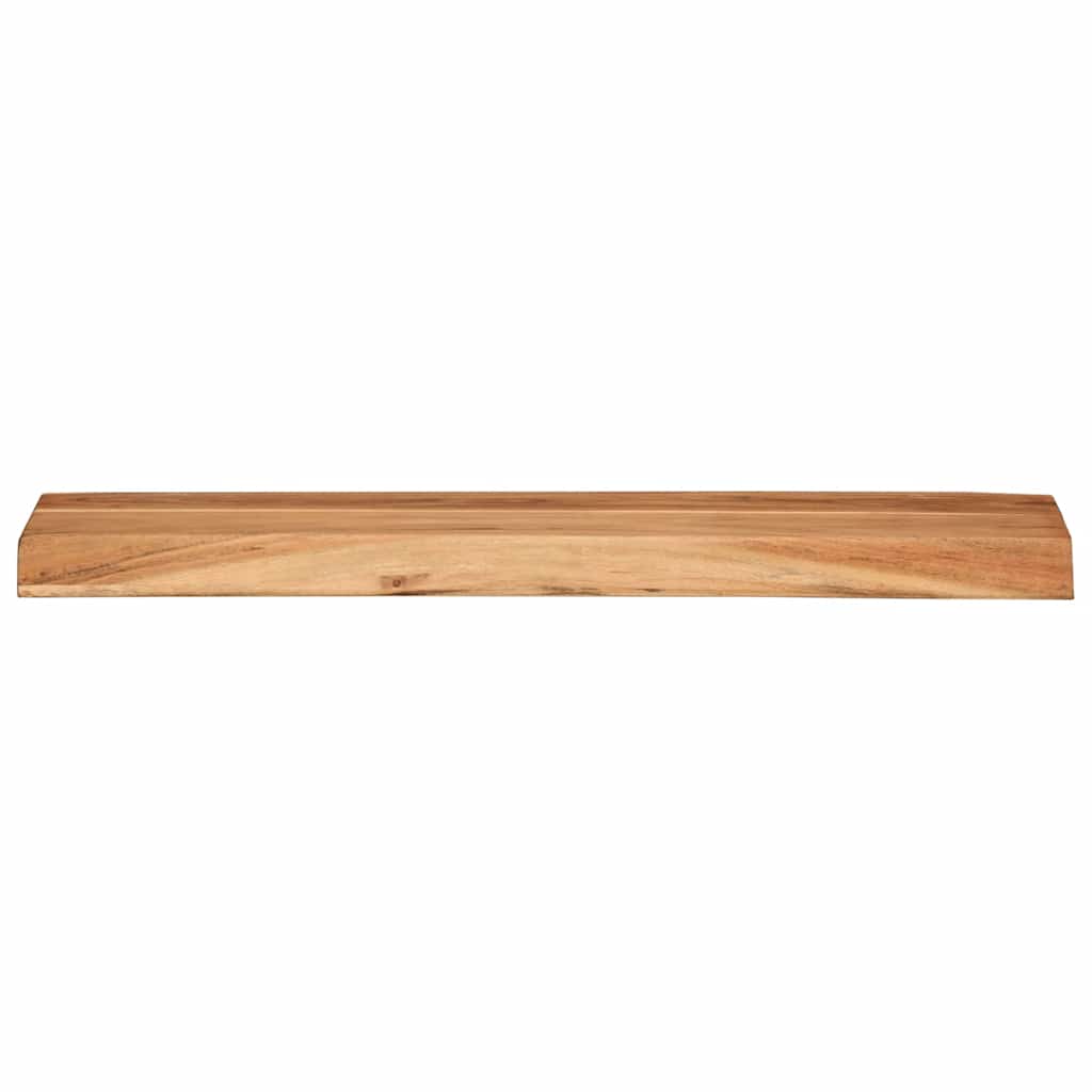 2 darab tömör akácfa fali polc 60x20x3,5 cm
