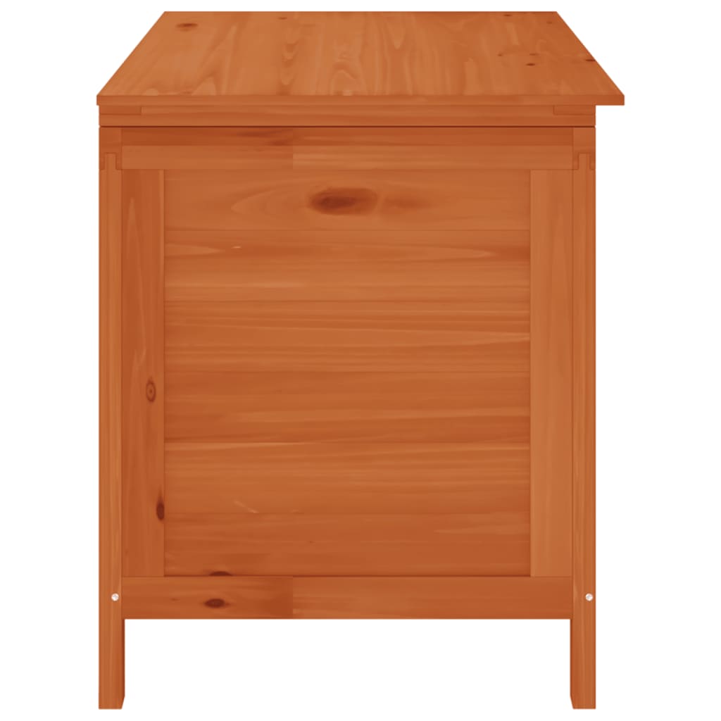 Tömör fenyőfa kerti tárolóláda 99x49,5x58,5 cm