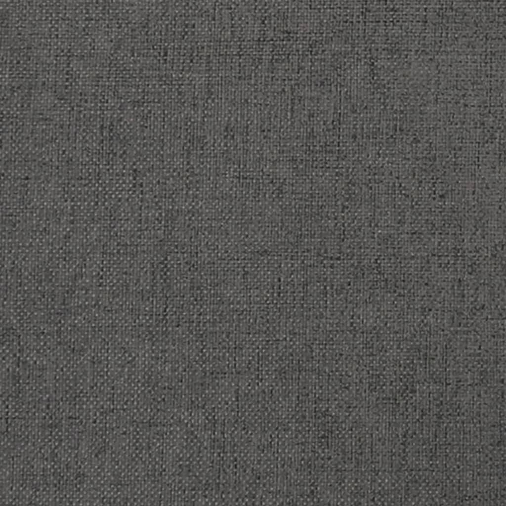 Kétszemélyes sötétszürke szövet kanapéágy