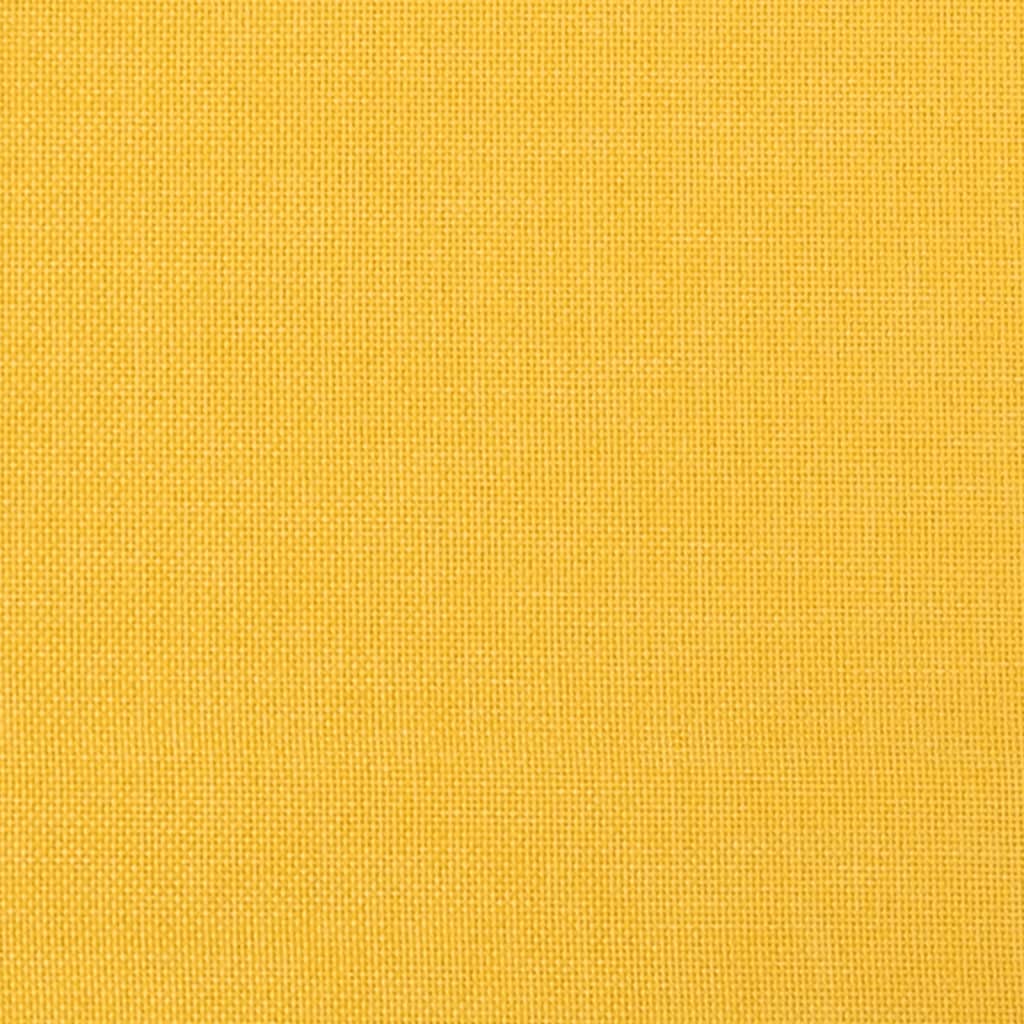 Kétszemélyes sárga szövet kanapéágy