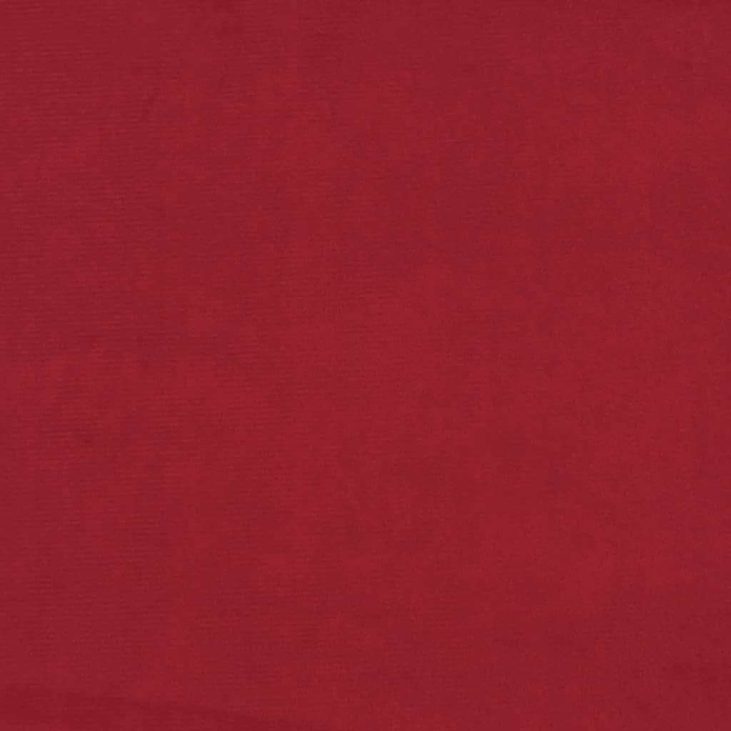 Kétszemélyes bordó bársony kanapéágy két párnával Kétszemélyes bordó bársony kanapéágy két párnával