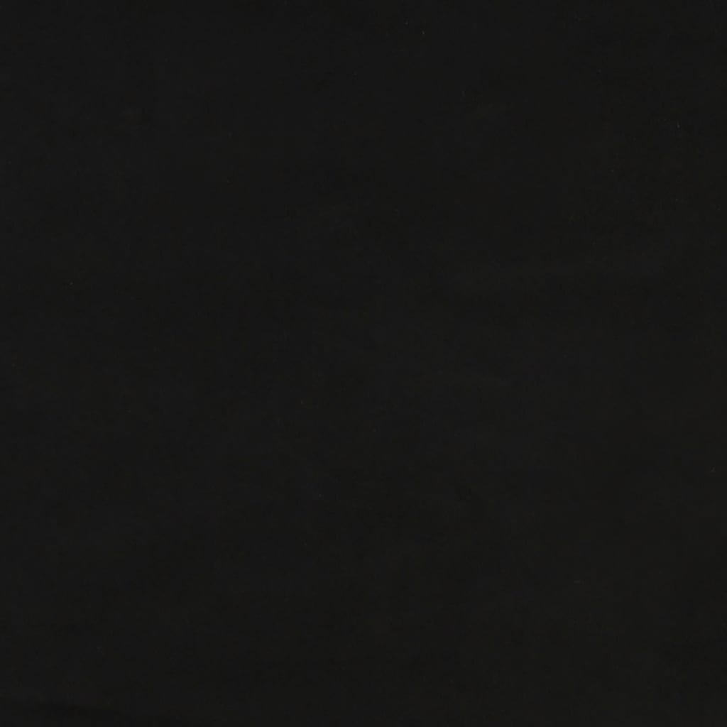 Kétszemélyes fekete bársony kanapéágy