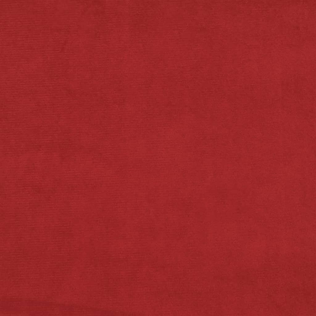 Kétszemélyes bordó bársony kanapéágy Kétszemélyes bordó bársony kanapéágy