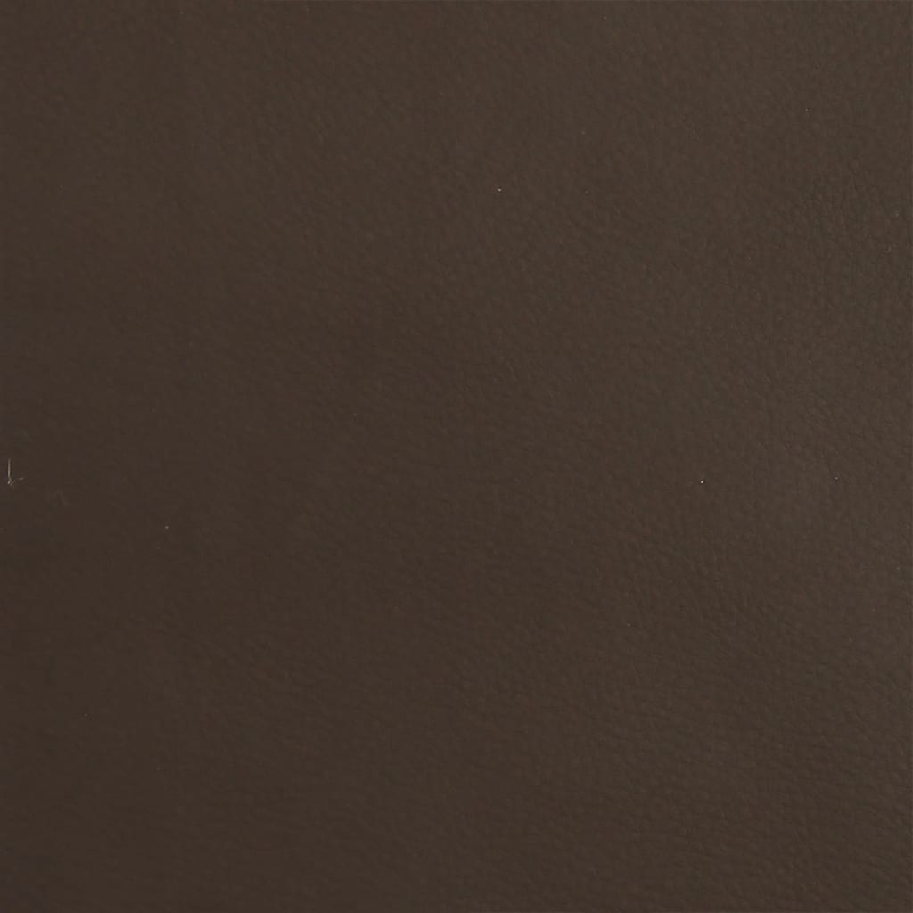 Kétszemélyes barna műbőr dívány