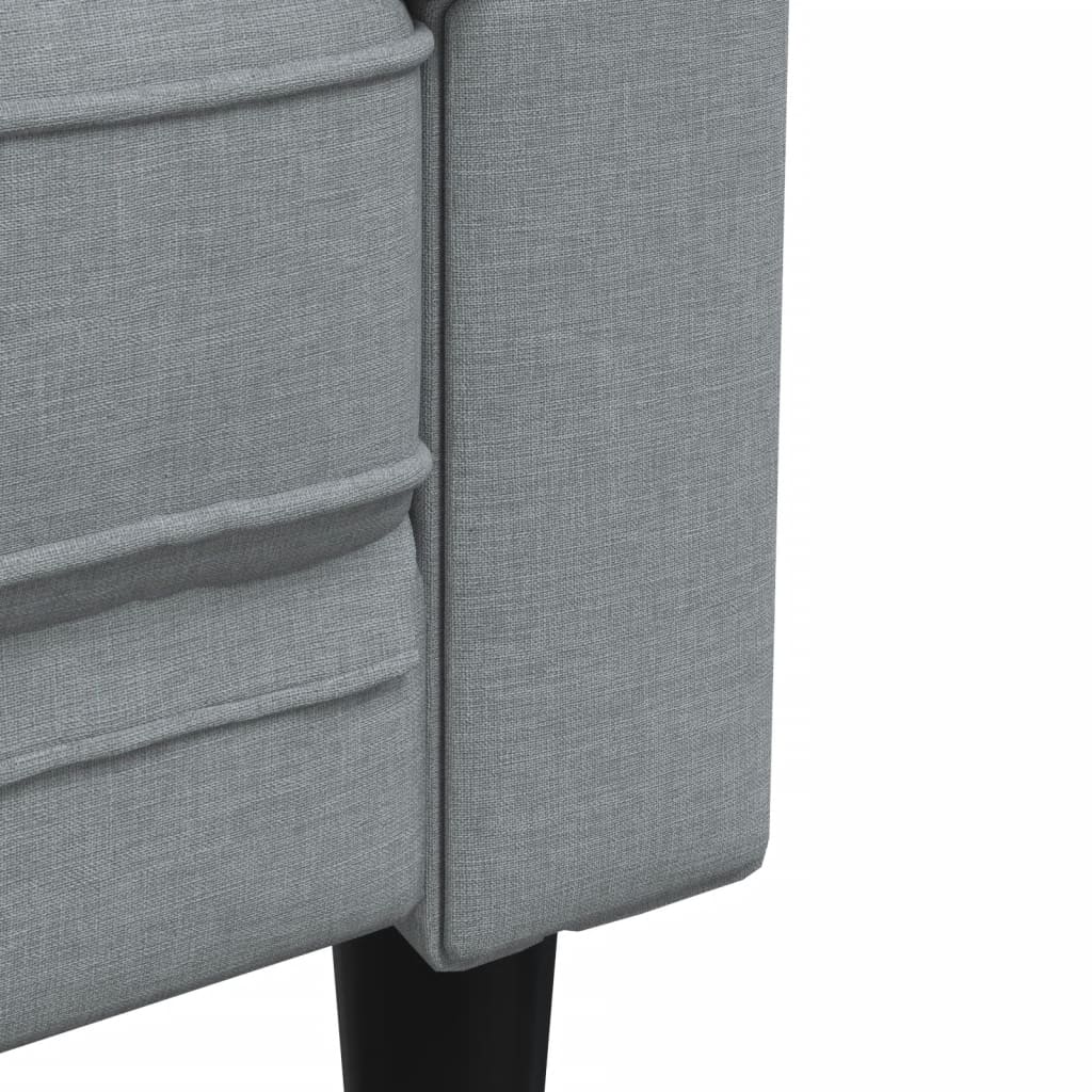 Világosszürke szövet chesterfield kanapé Világosszürke szövet chesterfield kanapé