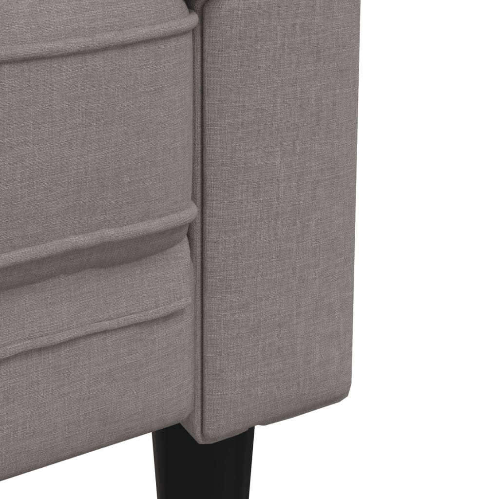 Tópszínű szövet chesterfield kanapé