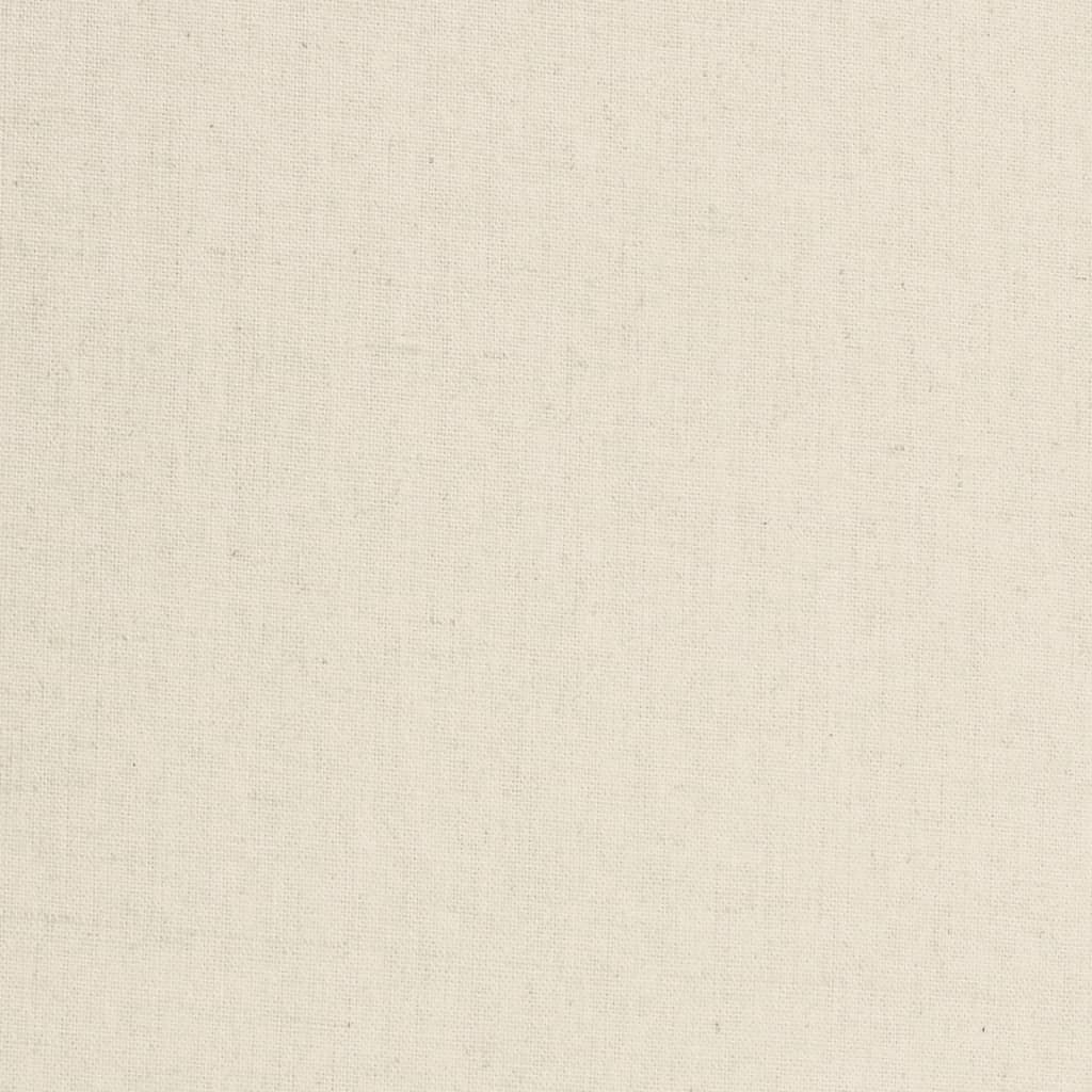 Krémszínű szövet chesterfield kanapé