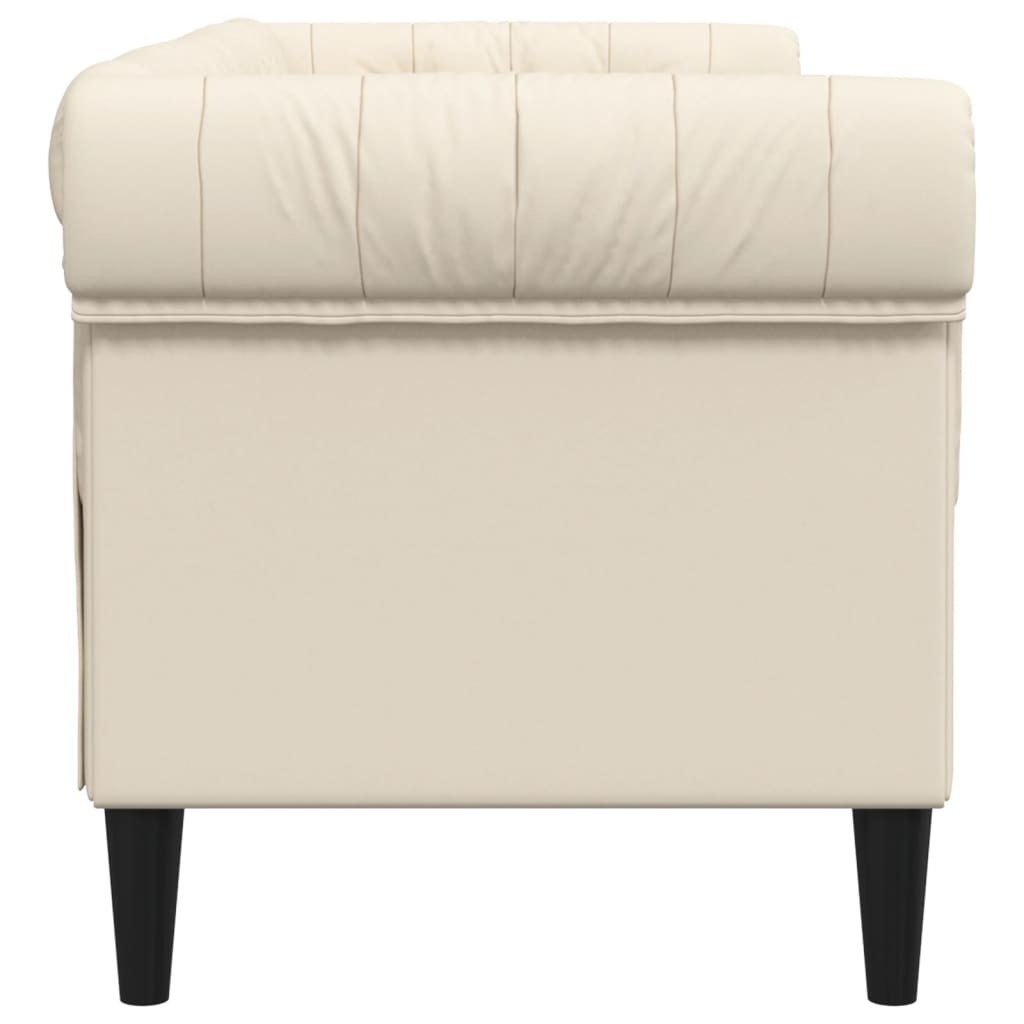2 személyes krémszínű szövet chesterfield kanapé 2 személyes krémszínű szövet chesterfield kanapé
