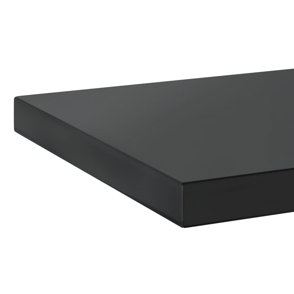 2 db fekete rozsdamentes acél fali polc 75 x 30 x 3 cm 2 db fekete rozsdamentes acél fali polc 75 x 30 x 3 cm