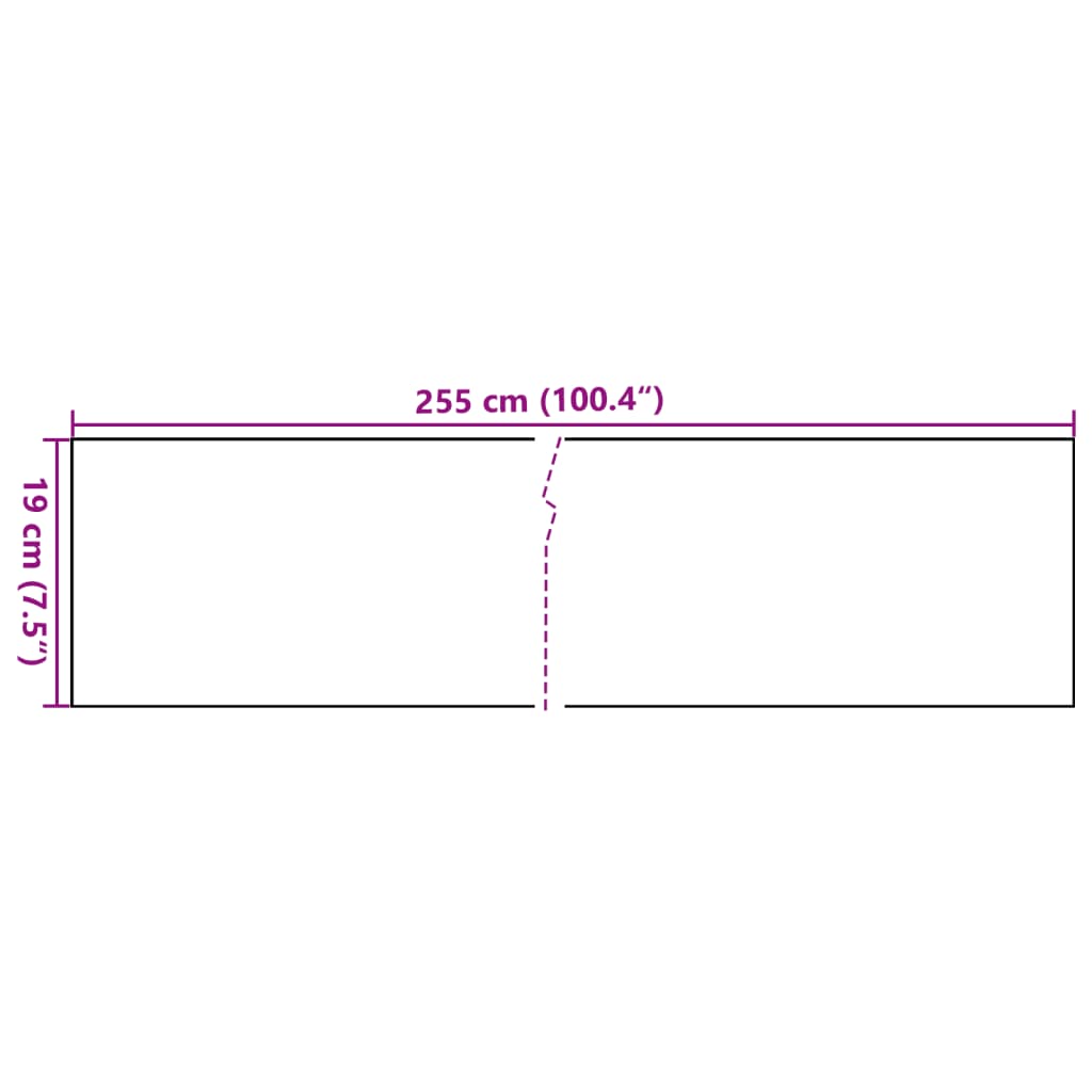 10 db antracitszürke polyrattan erkélyparaván 255 x 19 cm
