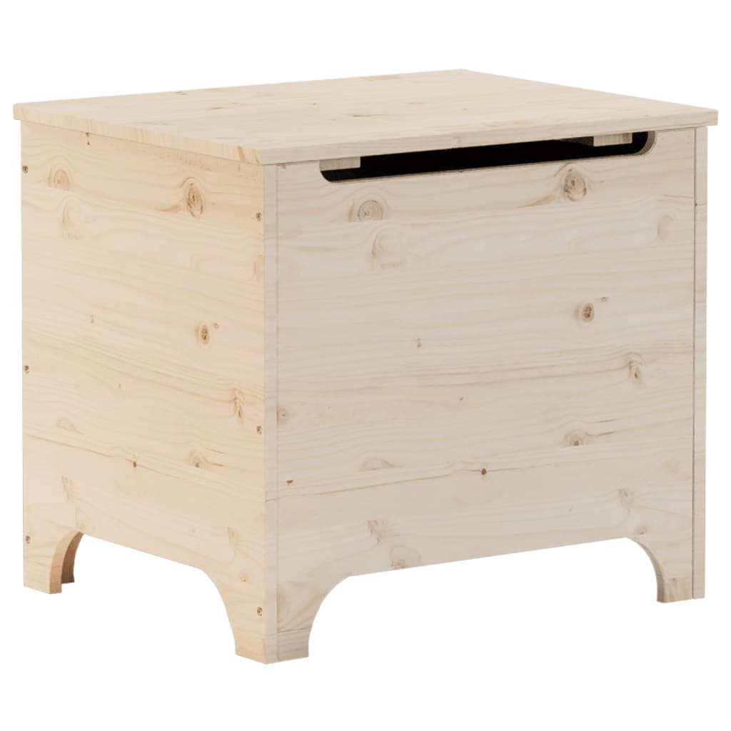 Rana tömör fenyőfa tárolóláda fedéllel 60 x 49 x 54 cm Rana tömör fenyőfa tárolóláda fedéllel 60 x 49 x 54 cm