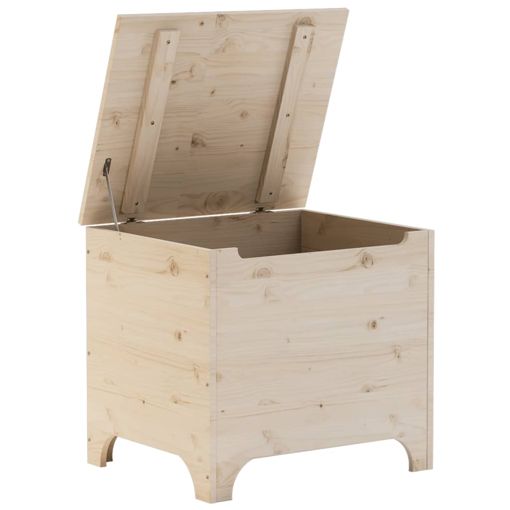 Rana tömör fenyőfa tárolóláda fedéllel 60 x 49 x 54 cm Rana tömör fenyőfa tárolóláda fedéllel 60 x 49 x 54 cm