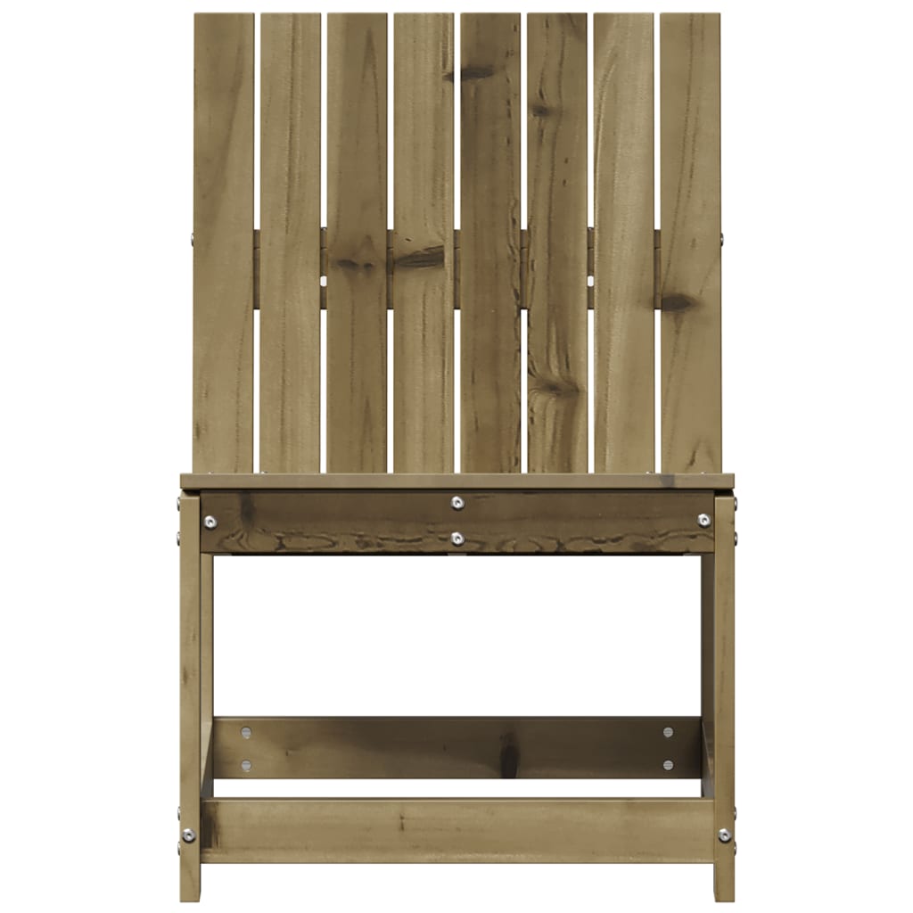 Impregnált fenyőfa kerti szék 50,5x55x77 cm