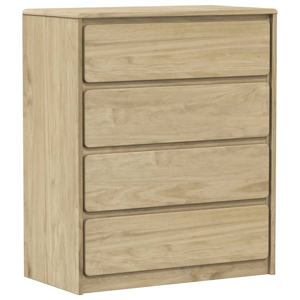 Sauda tölgy tömör fenyőfa fiókos szekrény 76,5 x 39 x 91 cm Sauda tölgy tömör fenyőfa fiókos szekrény 76,5 x 39 x 91 cm