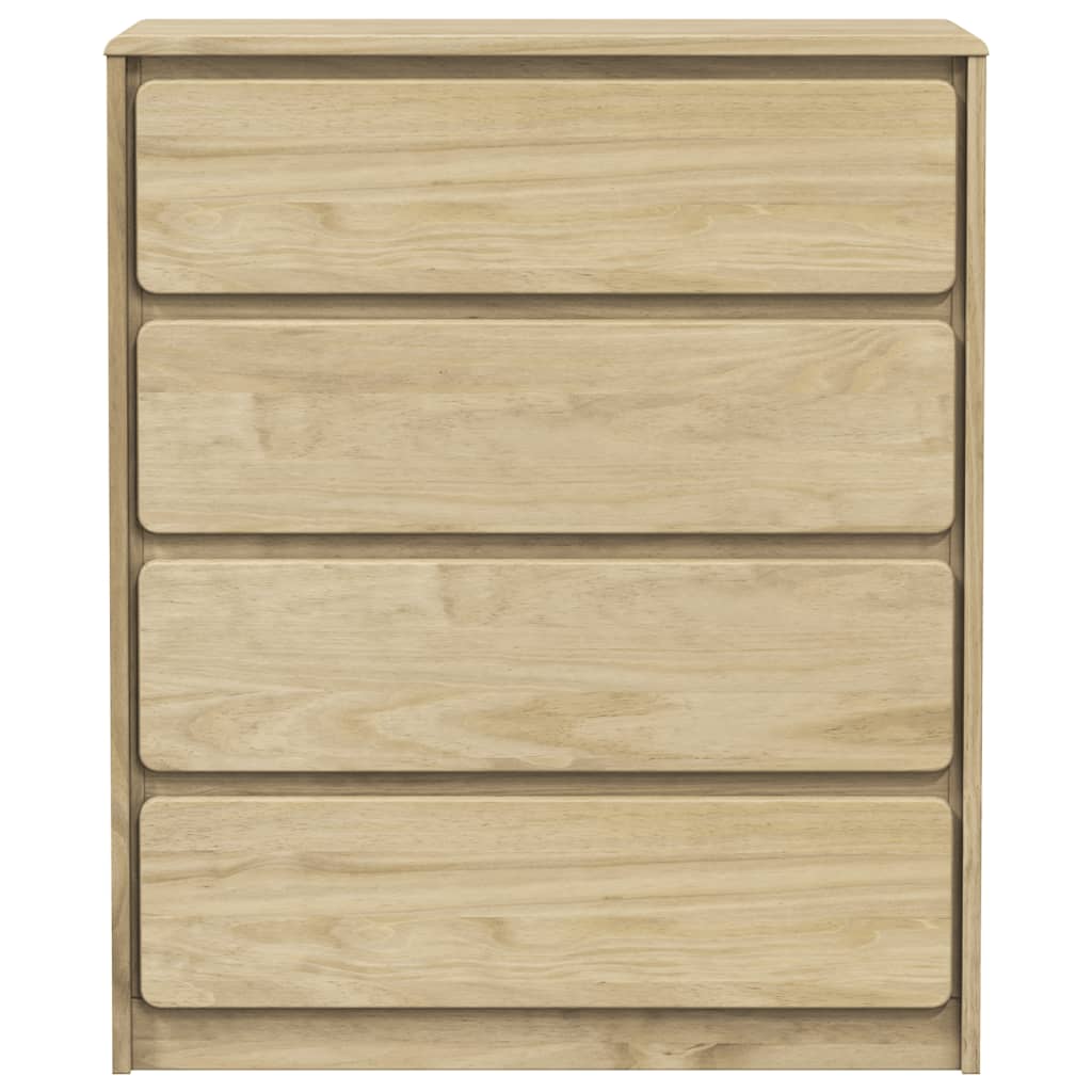 Sauda tölgy tömör fenyőfa fiókos szekrény 76,5 x 39 x 91 cm Sauda tölgy tömör fenyőfa fiókos szekrény 76,5 x 39 x 91 cm
