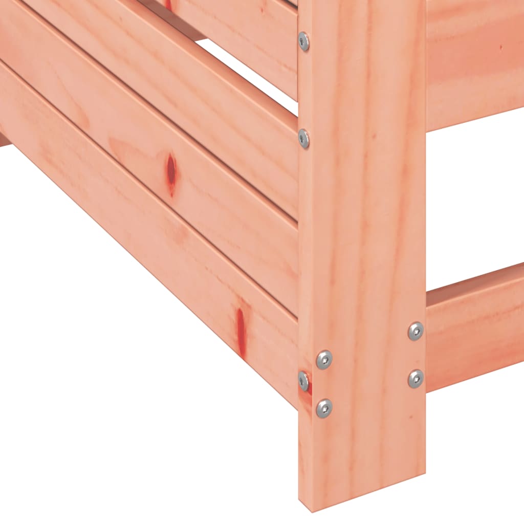 Tömör duglászfenyő kerti karfás kanapé párnával