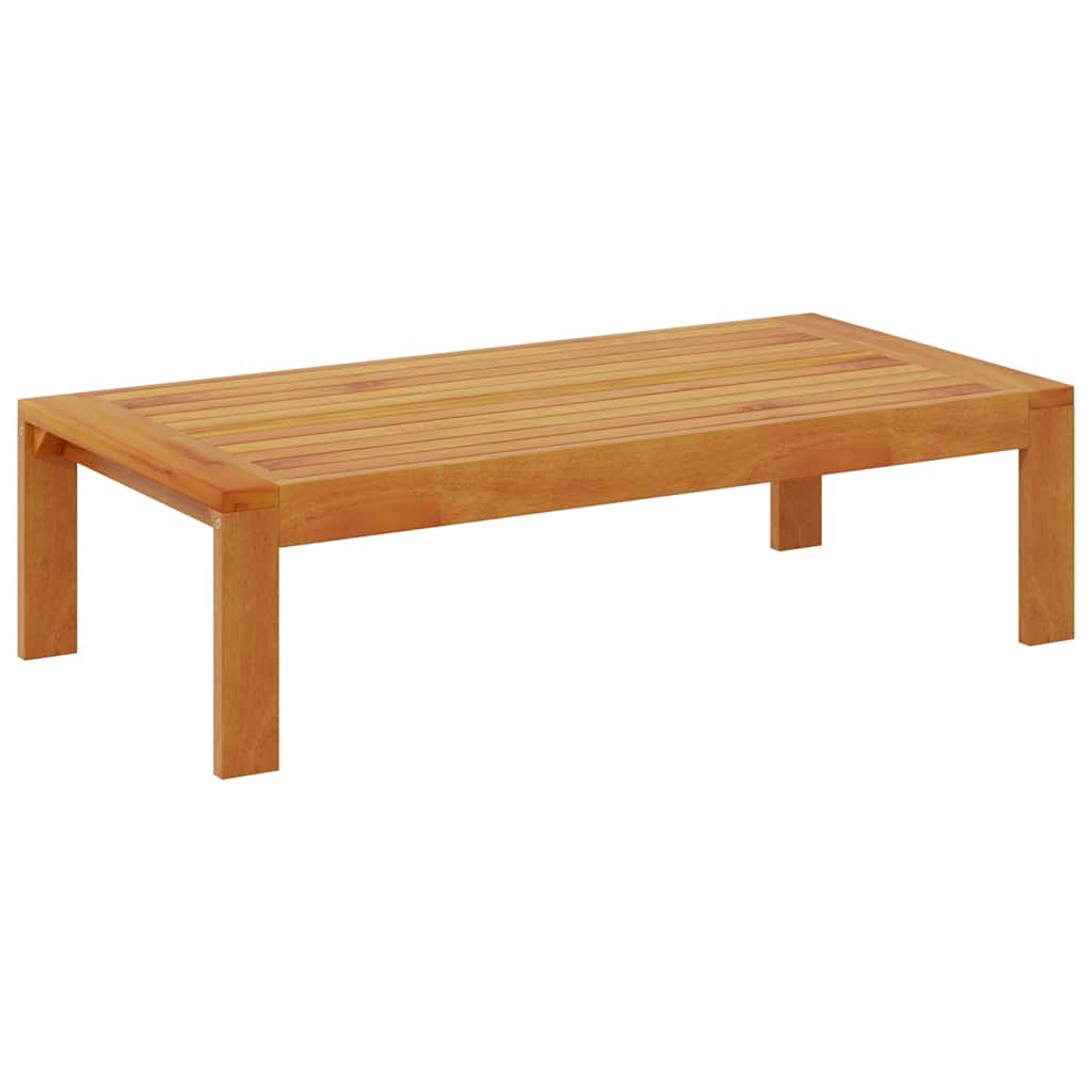Tömör akácfa kerti asztal 100 x 50 x 27 cm