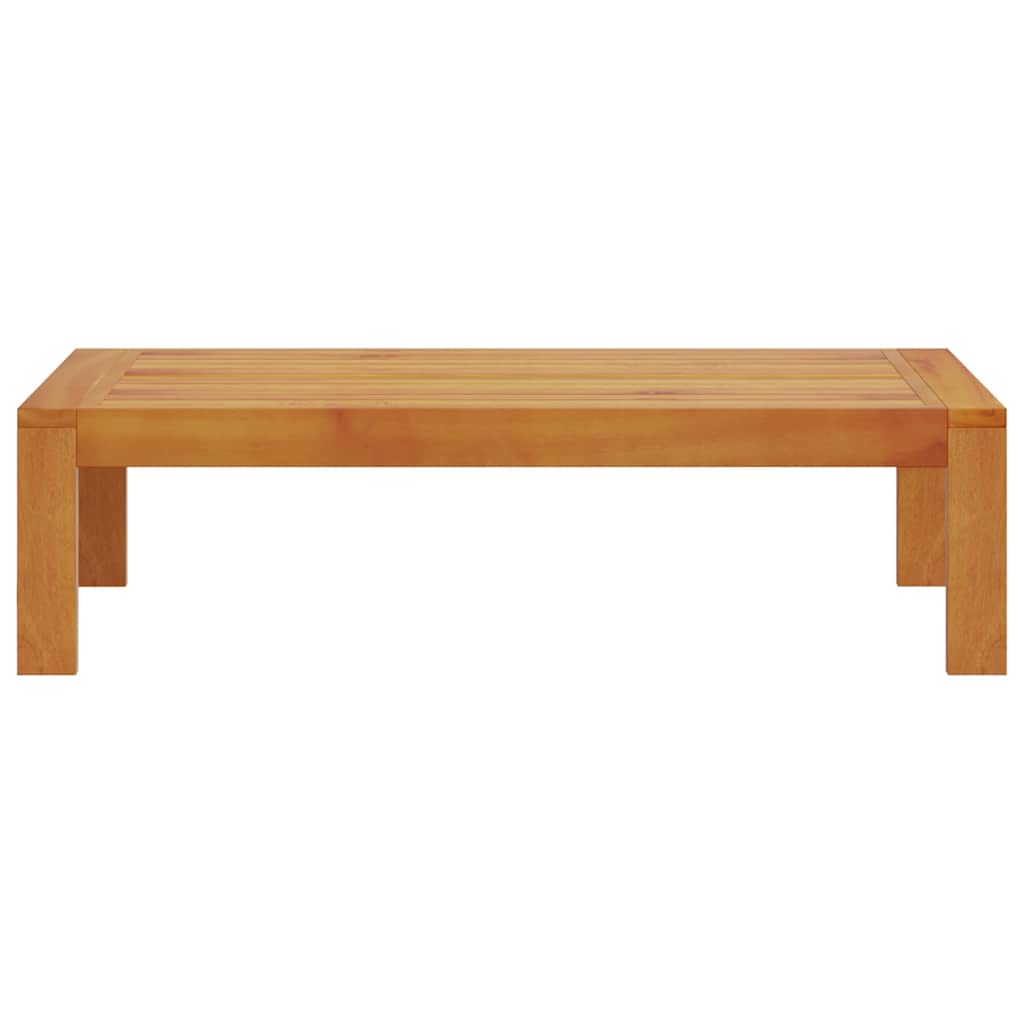 Tömör akácfa kerti asztal 100 x 50 x 27 cm