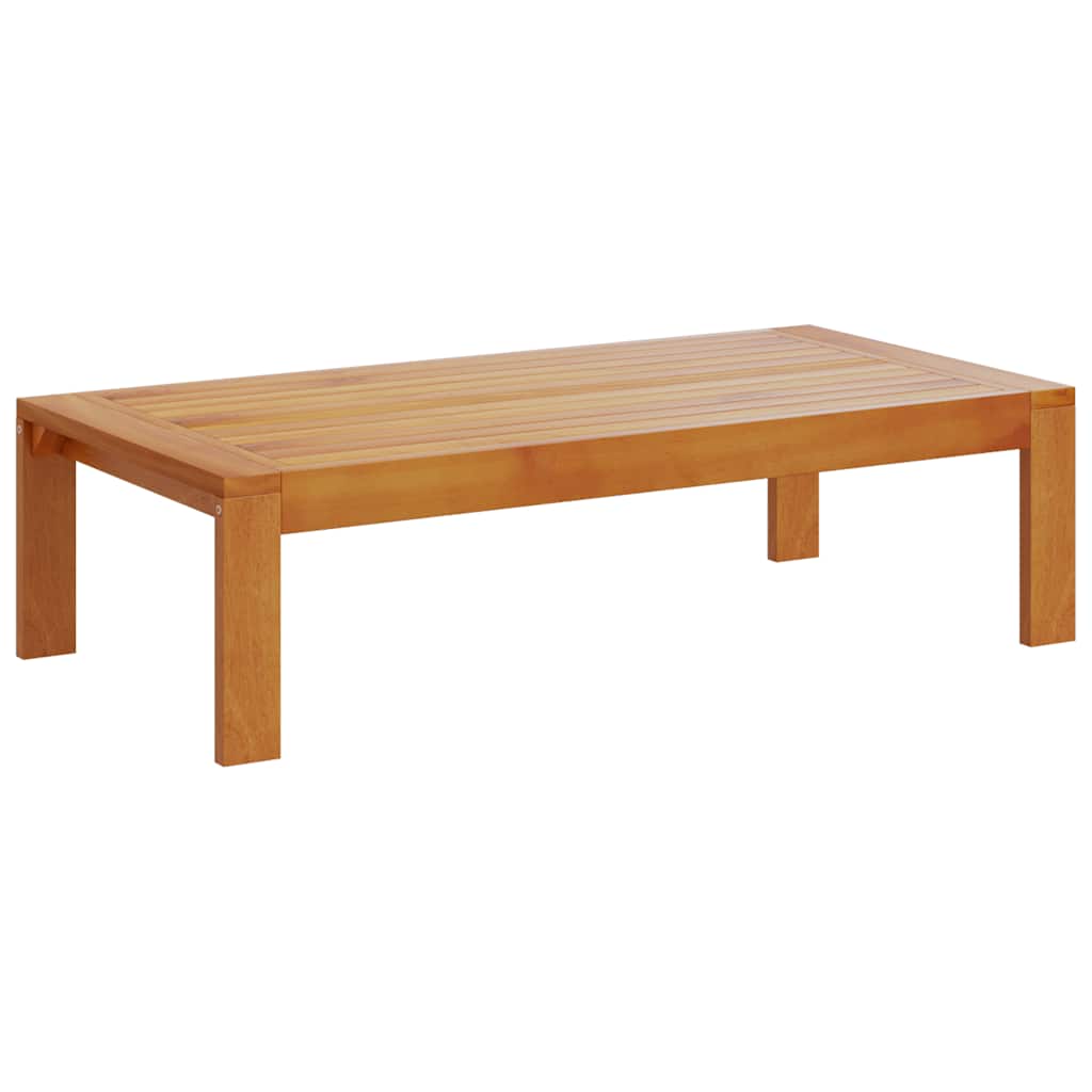 Tömör akácfa kerti asztal 100 x 50 x 27 cm