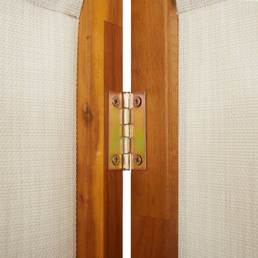 Világosszürke 6 paneles térelválasztó 420 x 180 cm