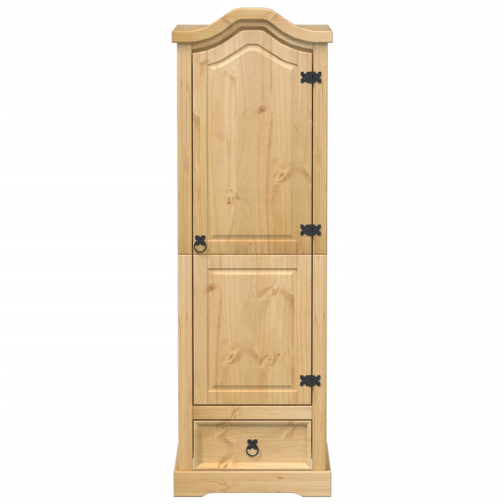 Corona tömör fenyőfa ruhásszekrény 55 x 52 x 170 cm Corona tömör fenyőfa ruhásszekrény 55 x 52 x 170 cm