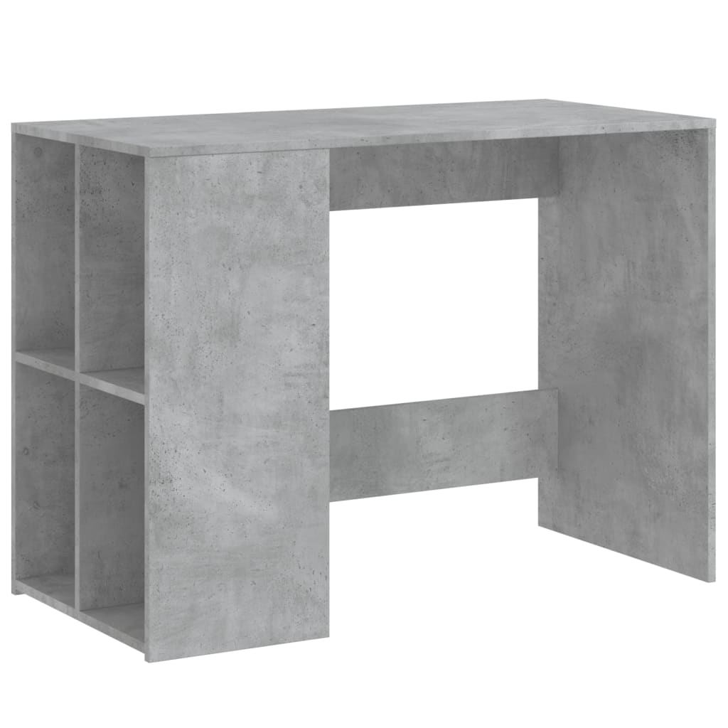 Betonszürke szerelt fa íróasztal 102x50x75 cm Betonszürke szerelt fa íróasztal 102x50x75 cm